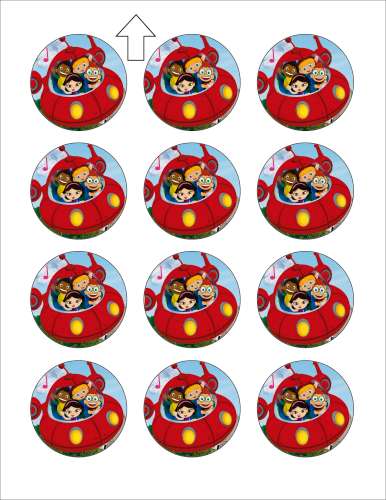 Little Einsteins Cupcake Images - Click Image to Close